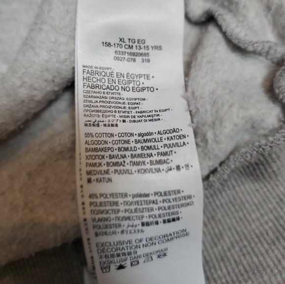 LEVIS Youth Xl Cotton Blend Sweater Hoodie - Picture 4 of 5